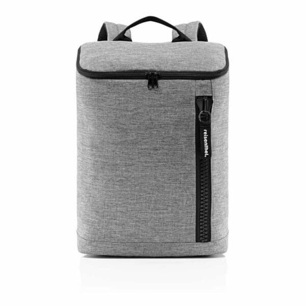 Reisenthel overnighter-Backpack M Twist Silver - sportlich-eleganter Rucksack